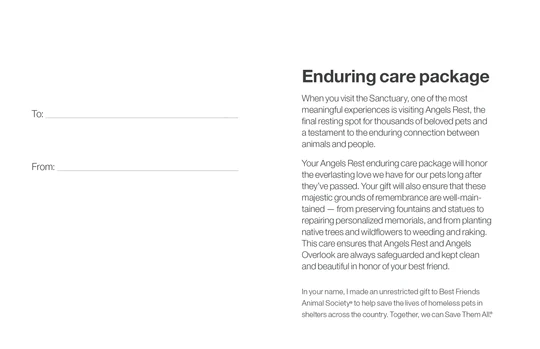 Angels Rest Enduring Care Package - Image 4