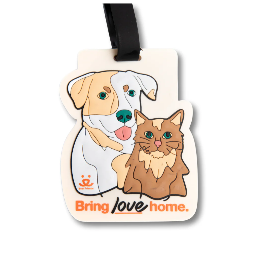 Bring Love Home Silicone Luggage Tag - Image 4