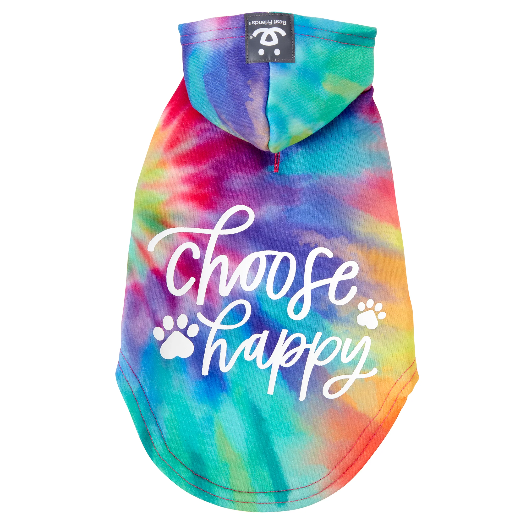 Choose Happy Dog Hoodie