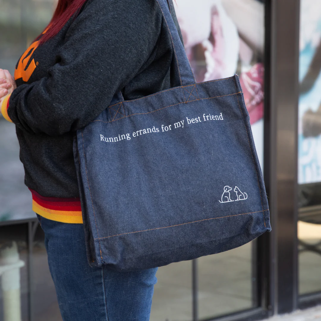 Denim Tote, Running Errands for my Best Friend - Image 3