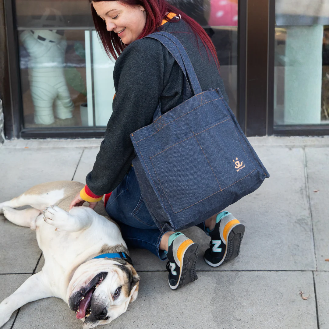 Denim Tote, Running Errands for my Best Friend - Image 6