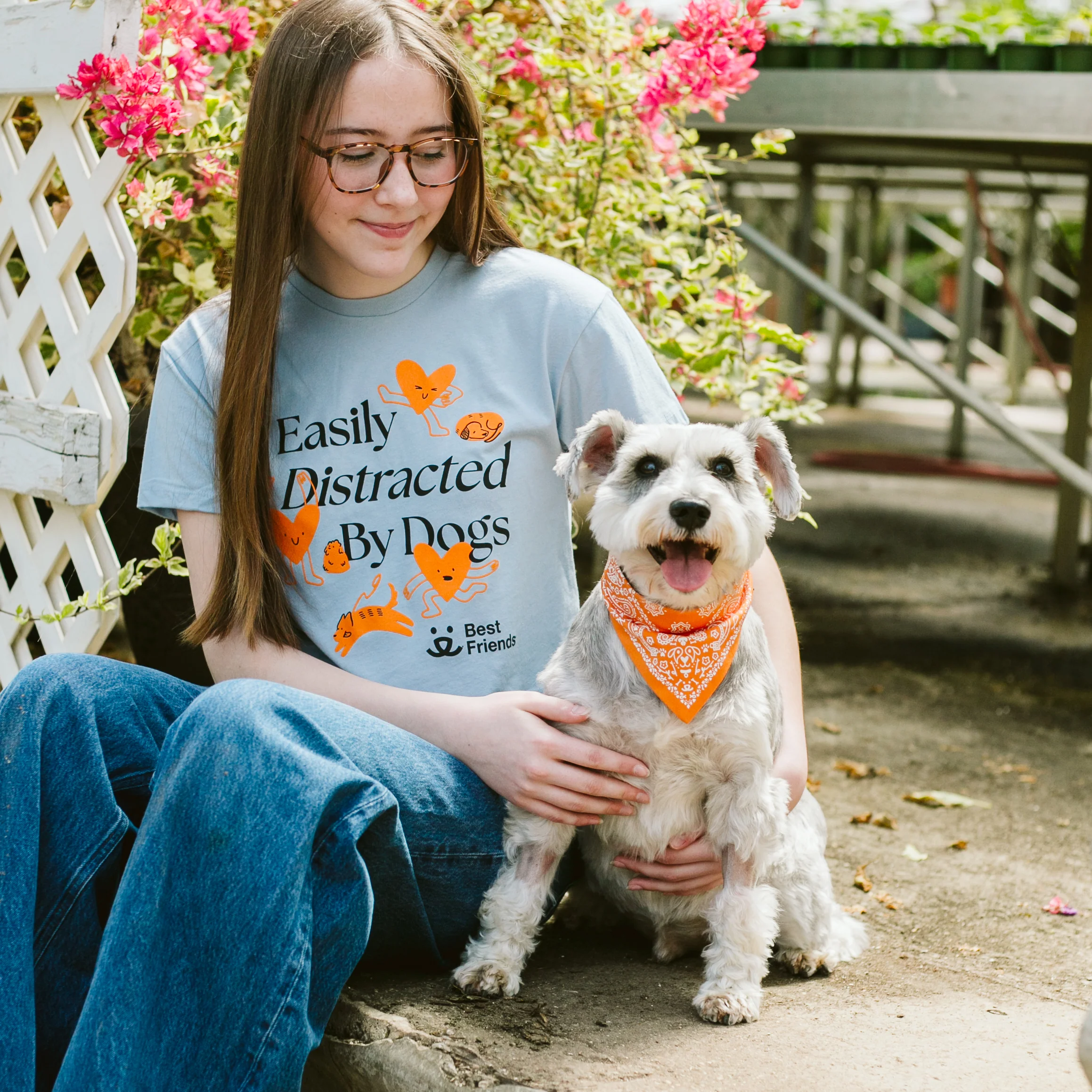 Easily Distracted By Dogs Women's Crop - Image 3