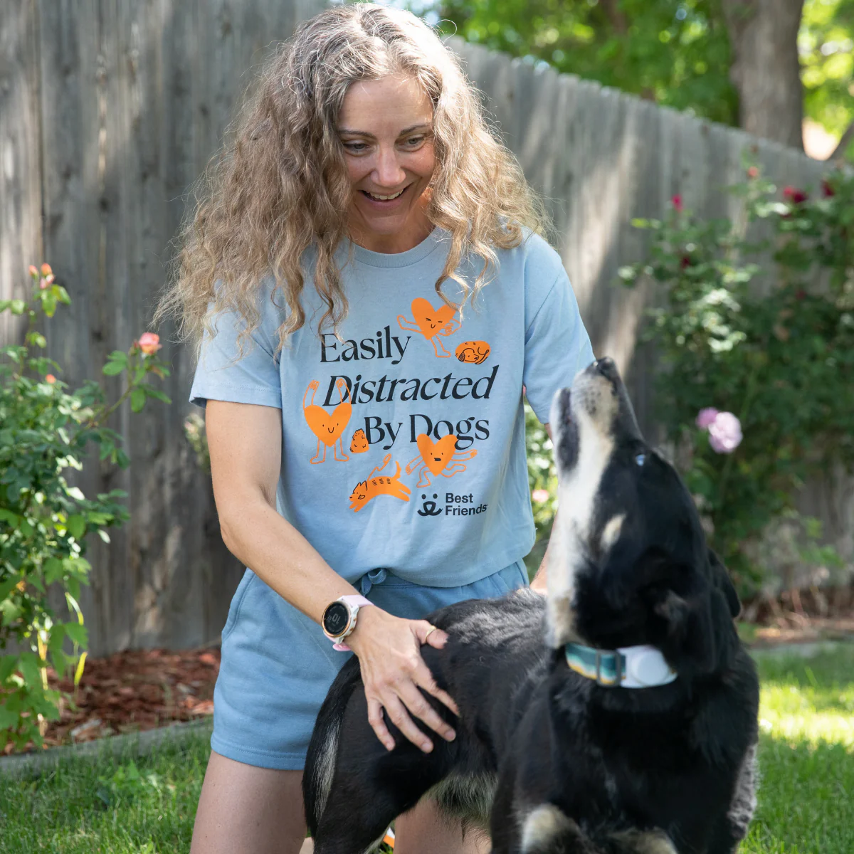 Easily Distracted By Dogs Women's Crop - Image 6