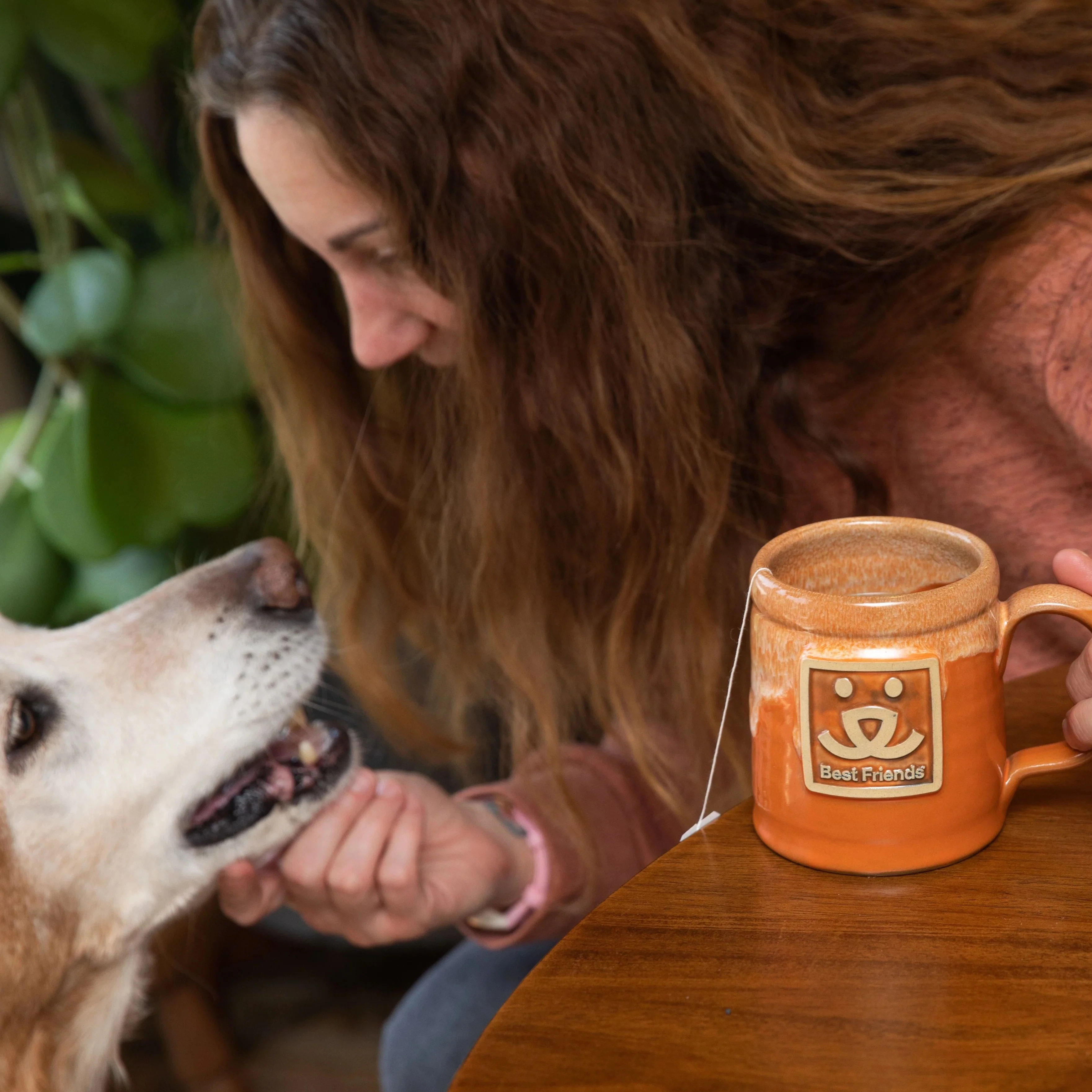 Camper Orange Pottery Mug - Image 3