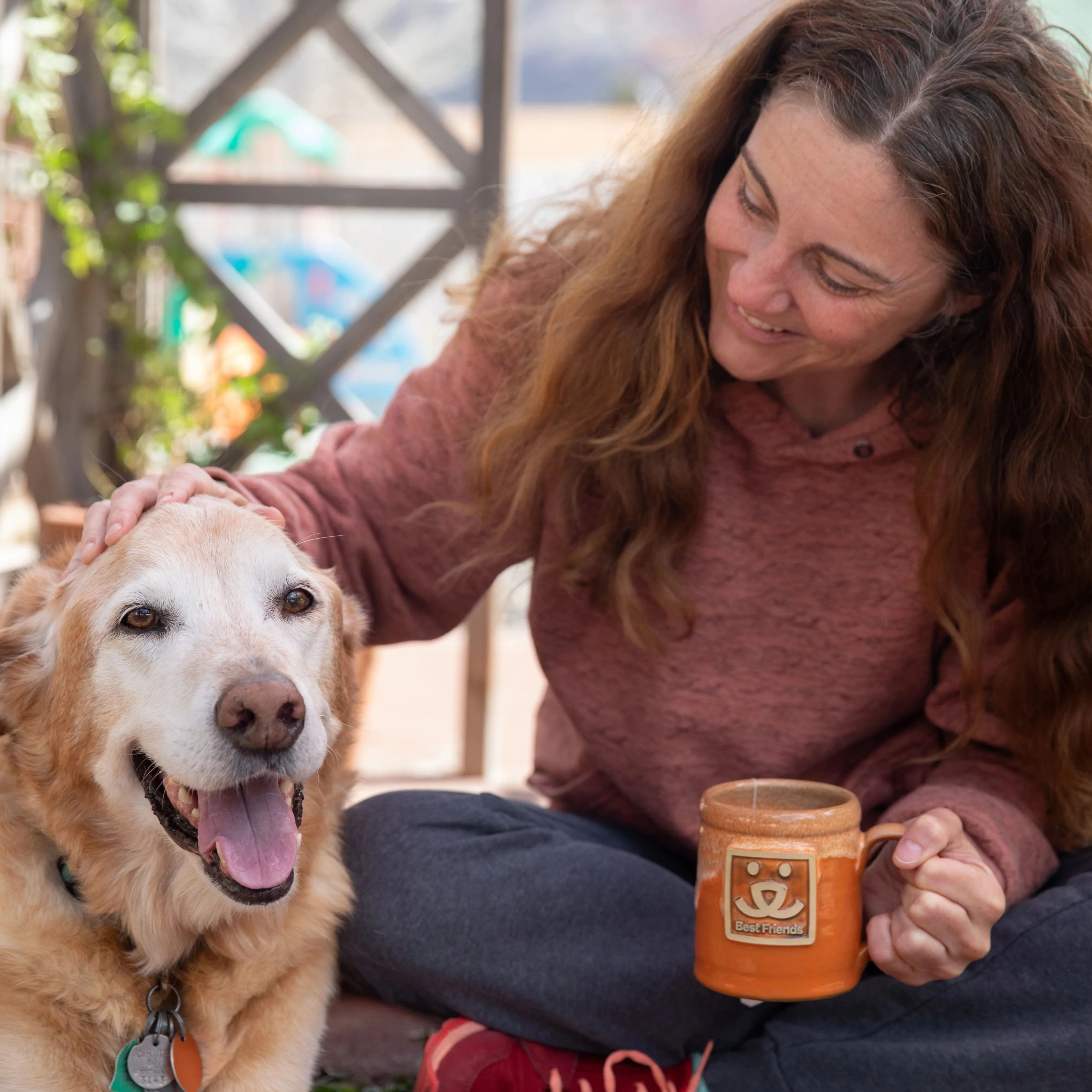 Camper Orange Pottery Mug - Image 4