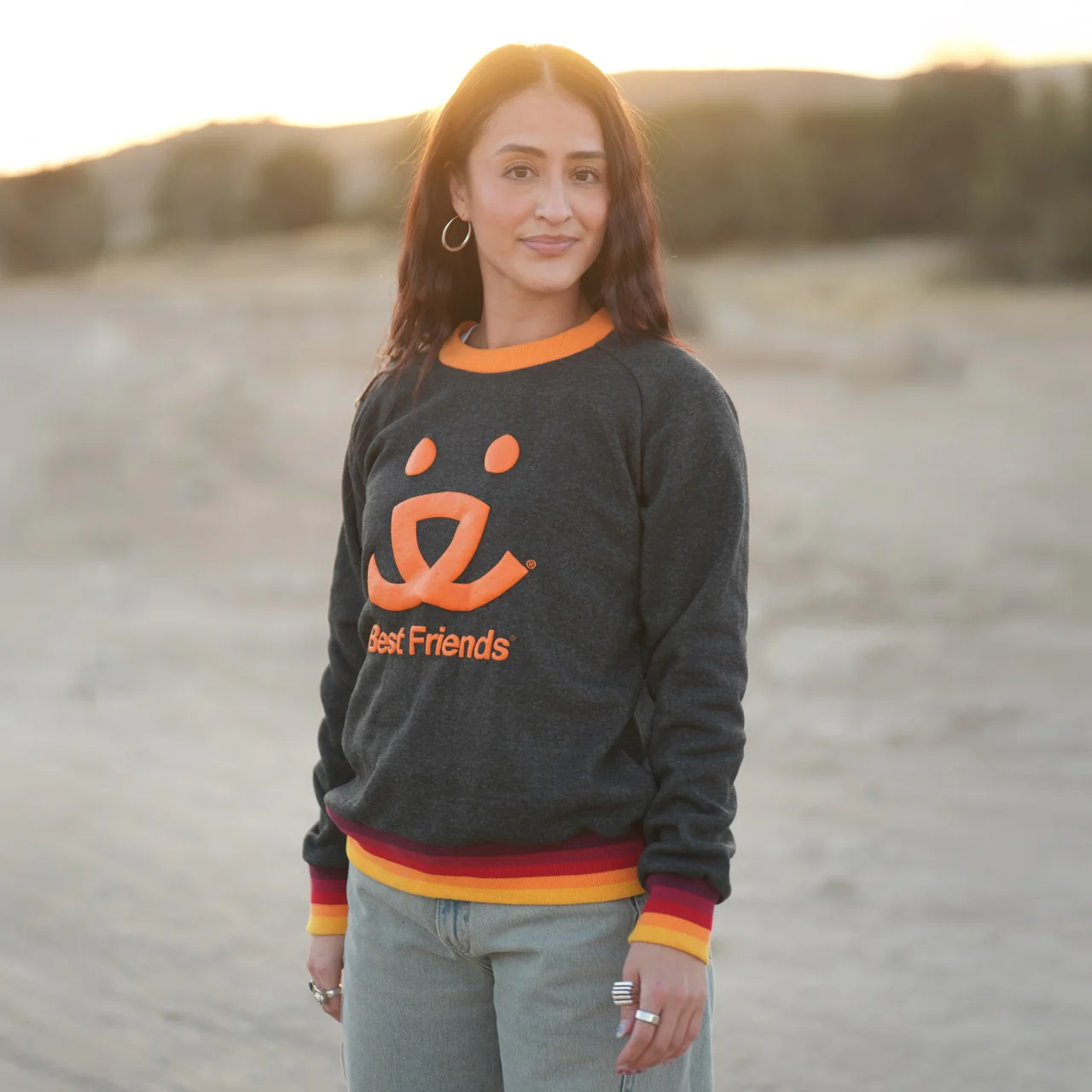 Best Friends x CAMP Collection Puff Print Sweatshirt - Image 2