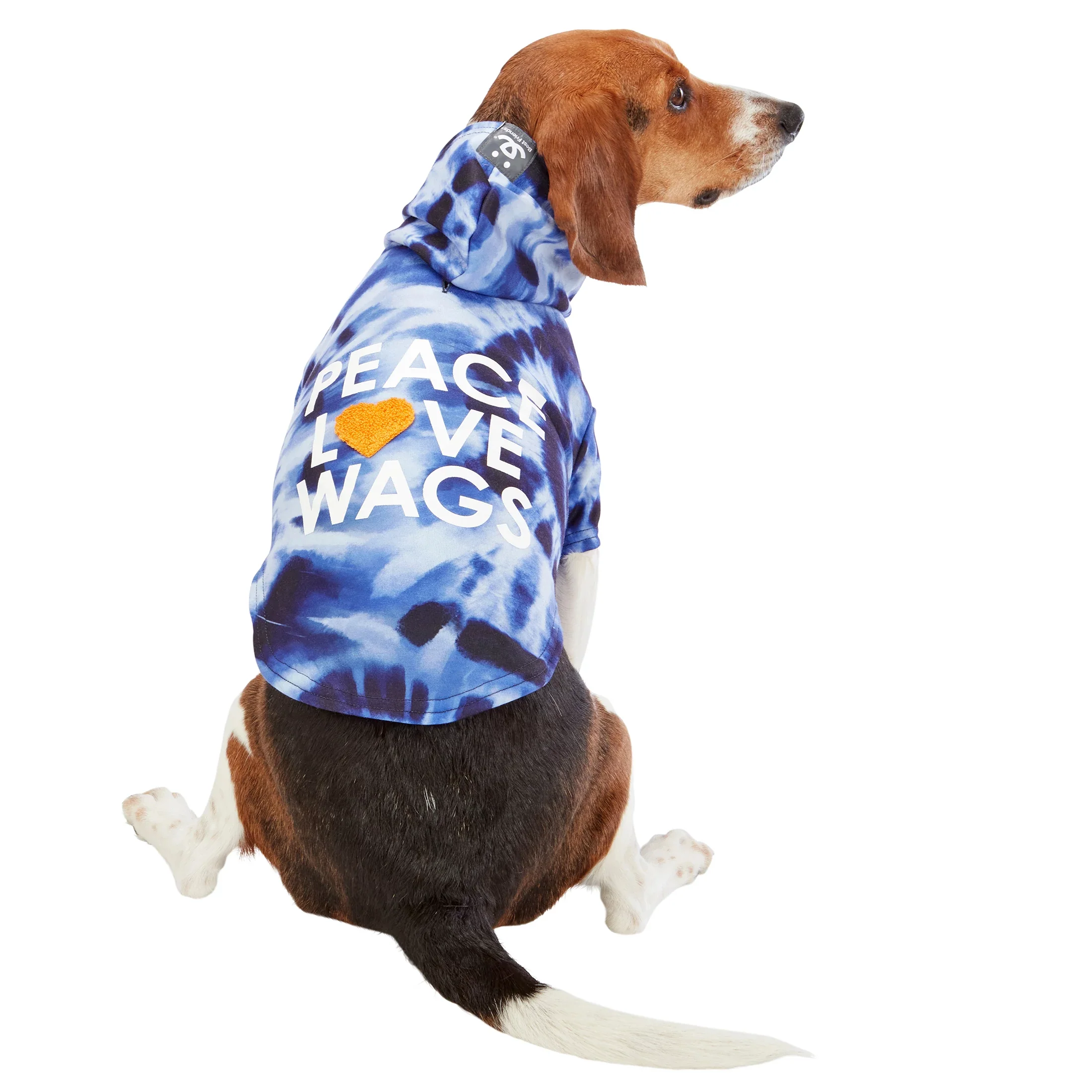 Peace Love Wags Dog Hoodie - Image 10