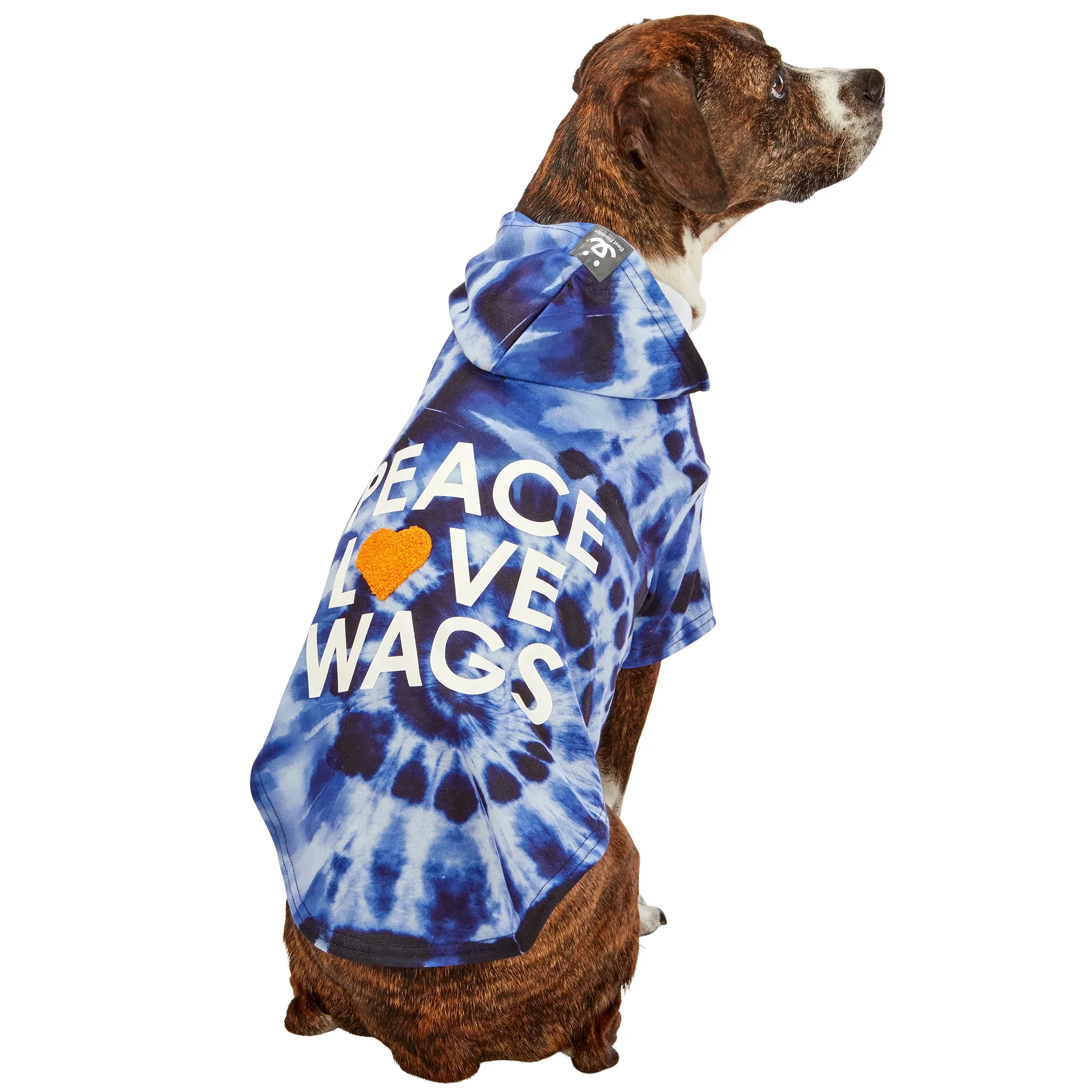 Peace Love Wags Dog Hoodie - Image 12