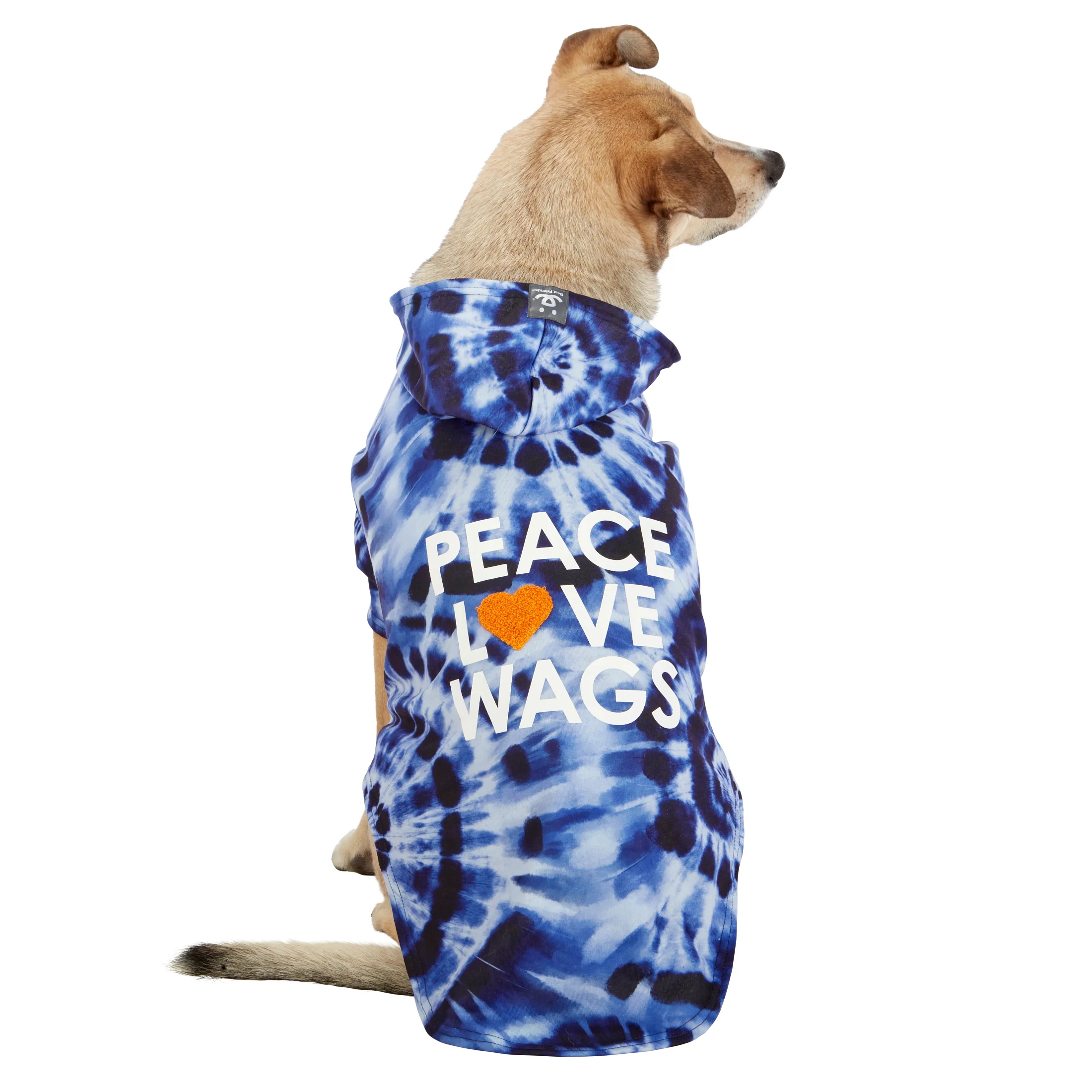 Peace Love Wags Dog Hoodie - Image 14