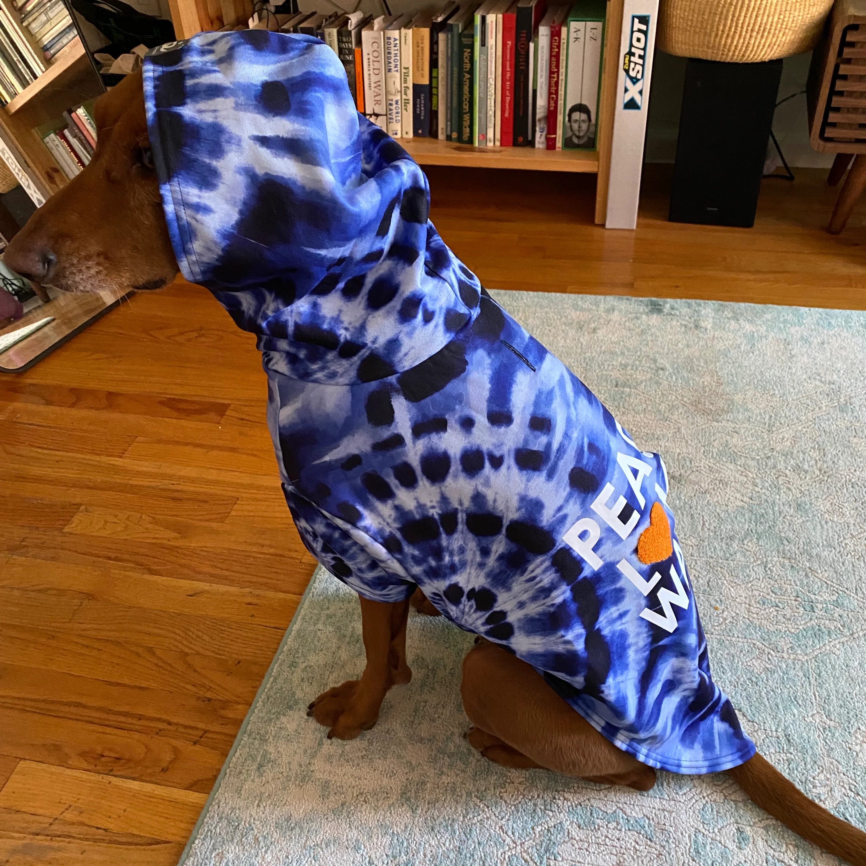 Peace Love Wags Dog Hoodie - Image 16