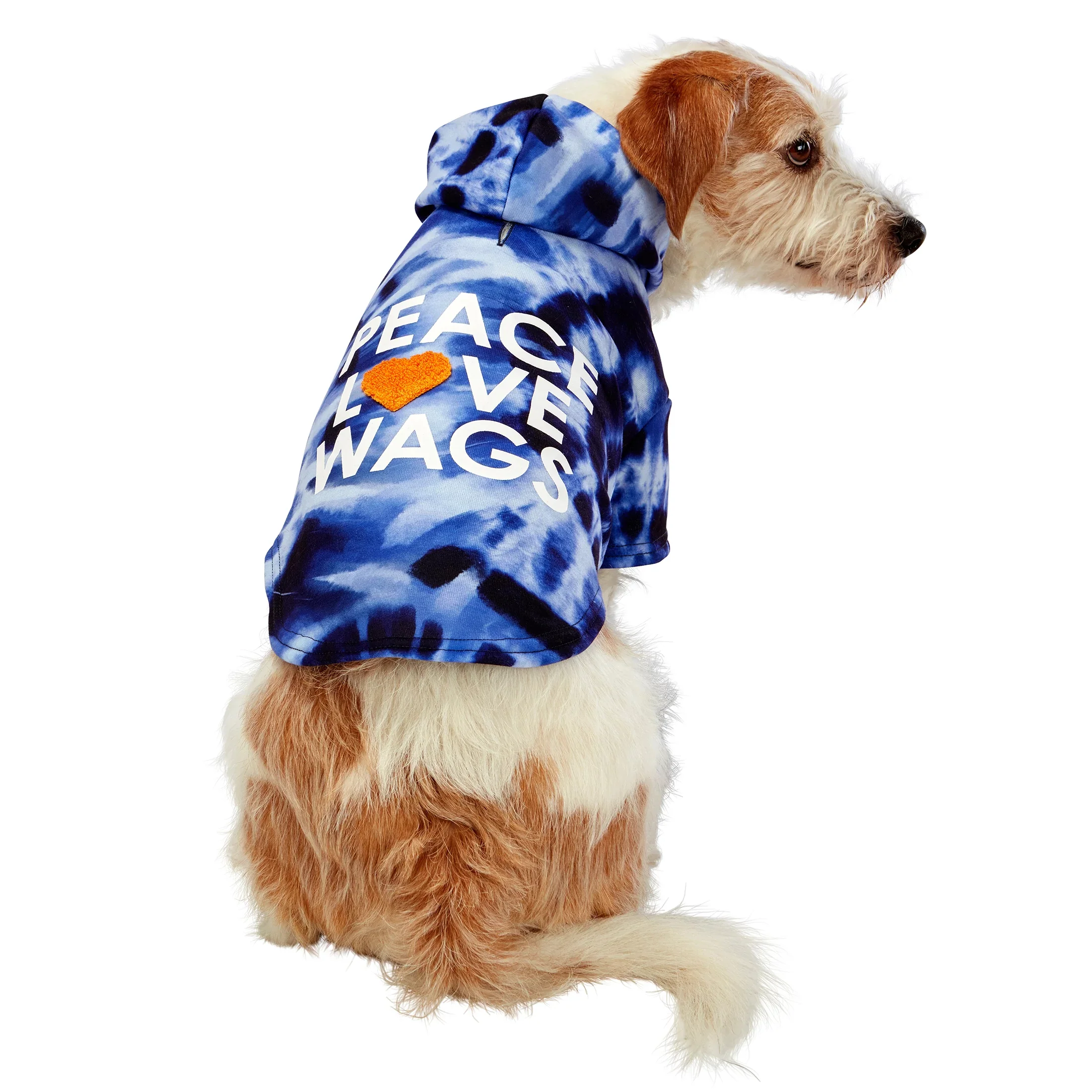 Peace Love Wags Dog Hoodie - Image 8