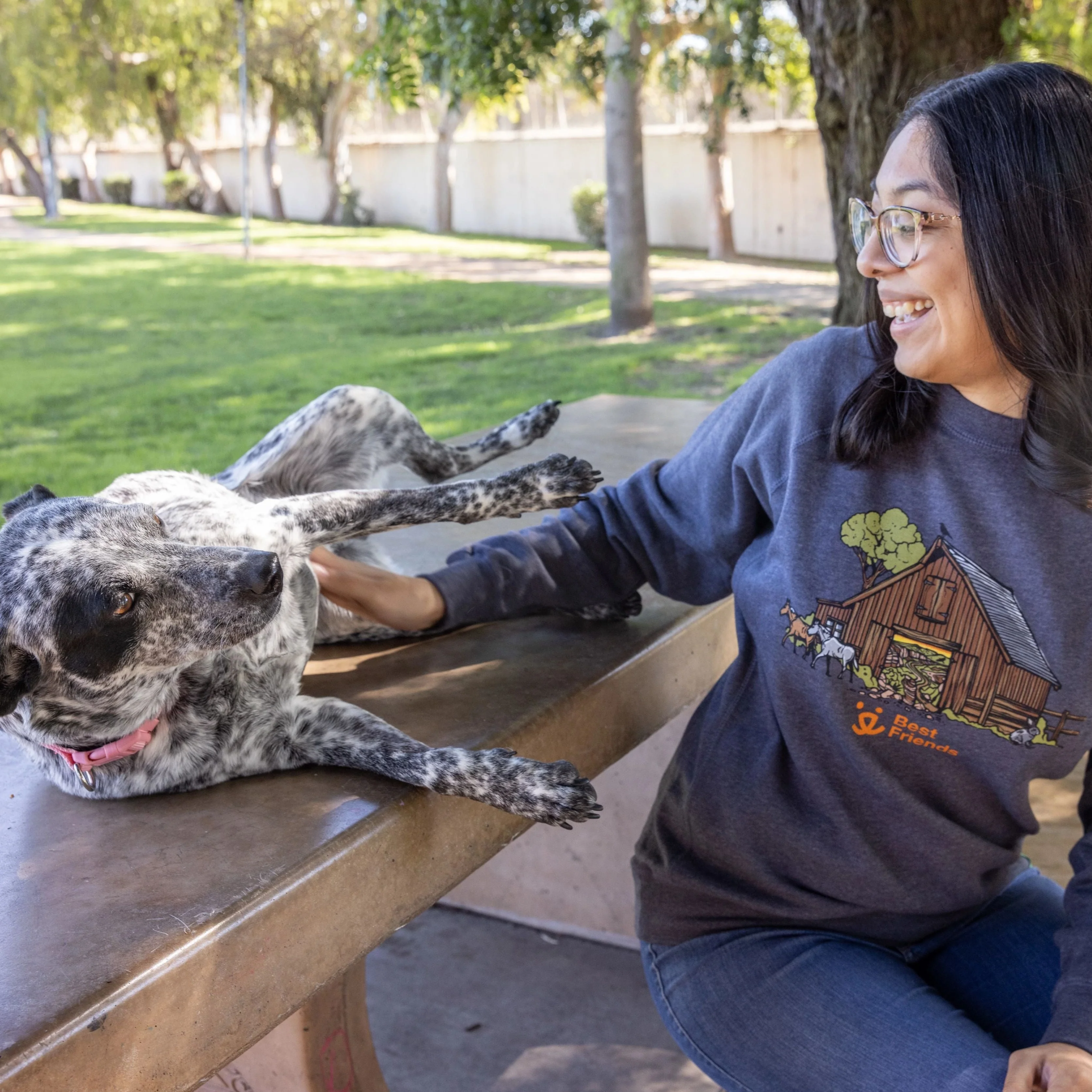 Wild Tribute Barn Crewneck - Image 5
